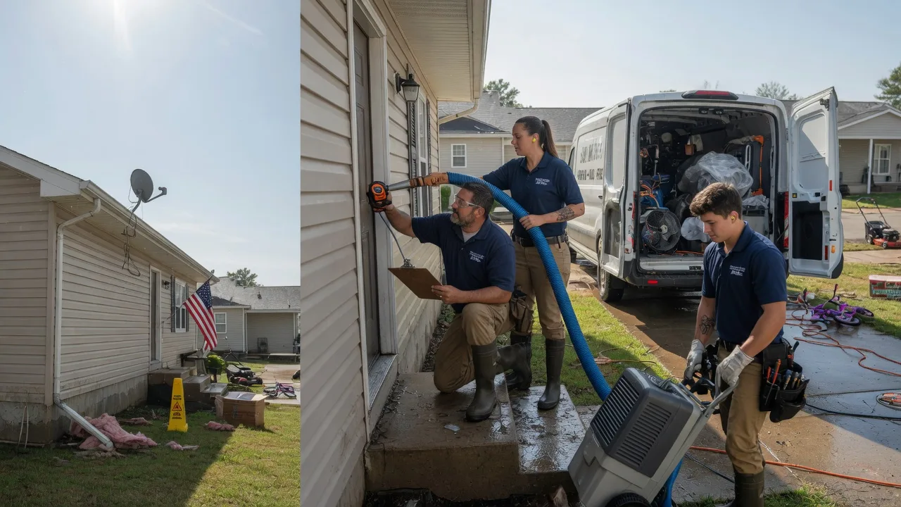 Ceiling Water Damage Restoration in Huntington, UT near me